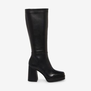 Steve Madden ELISE BLACK LEATHER size 6.5